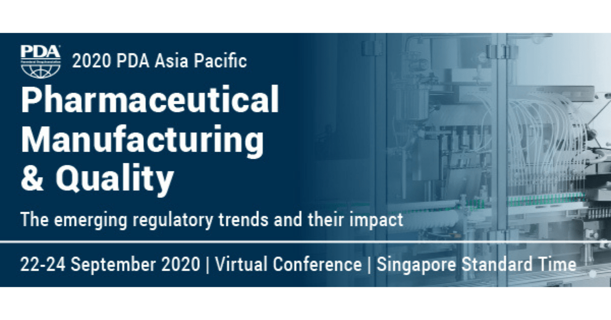 2020 PDA APAC Pharmaceutical Manufacturing & Quality Conference